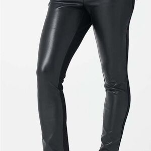 Belle by Kim Gravel Gold and Black Skinny Pants